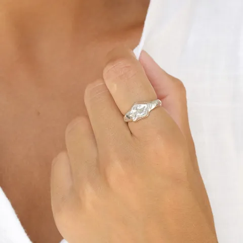 Ring aus Silber - Lumé Etched