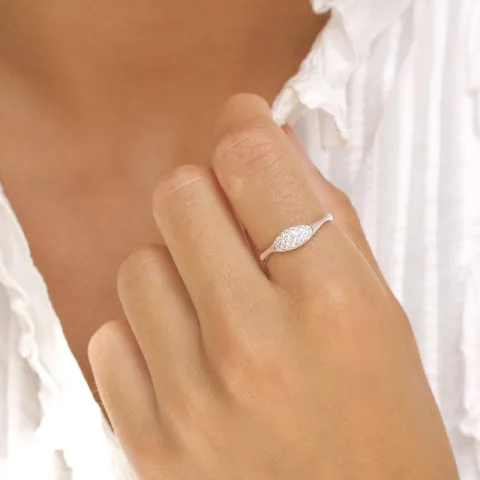 Zirkon Ring aus Silber