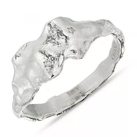 breit Zirkon Ring aus Silber