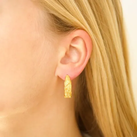 Kreole in vergoldetes Messing - Eliné