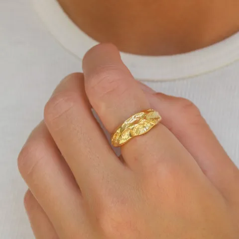 Ring aus vergoldetes Messing - Eliné