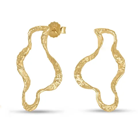 Ohrringe in vergoldetes Messing - Eliné