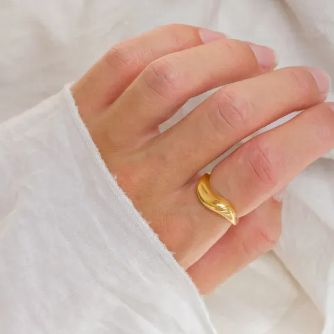 Ring aus vergoldetes Messing - Eliné