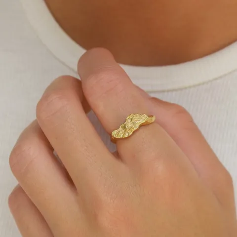Ring aus vergoldetes Messing - Eliné
