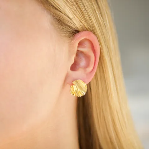 Ohrringe in vergoldetes Messing - Eliné