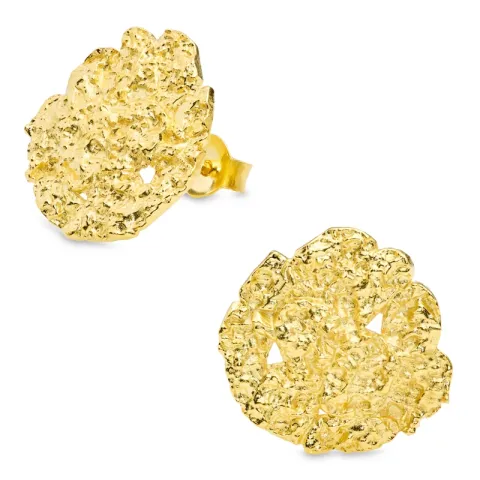 Ohrringe in vergoldetes Messing - Eliné