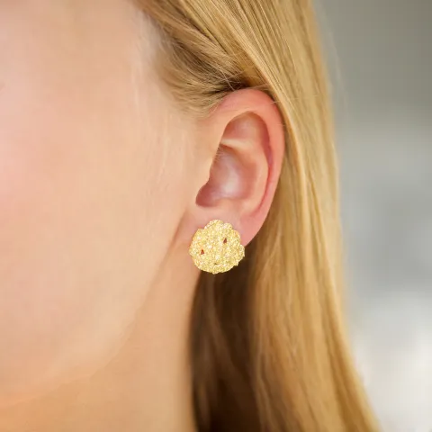 Ohrringe in vergoldetes Messing - Eliné