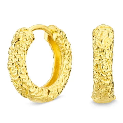 15 mm Kreole in vergoldetes Messing - Eliné