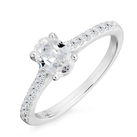 Zirkon Ring aus Silber