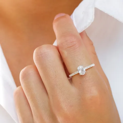 Zirkon Ring aus Silber