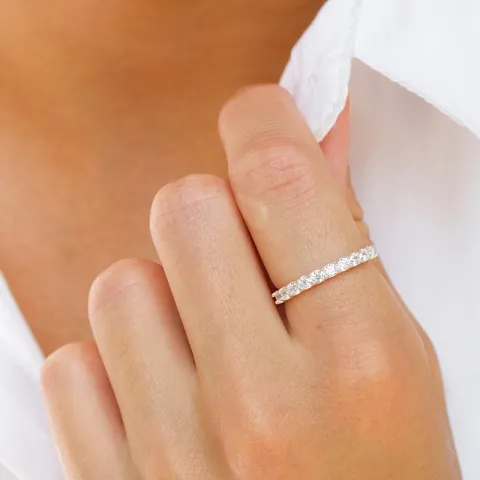 Zirkon Ring aus Silber