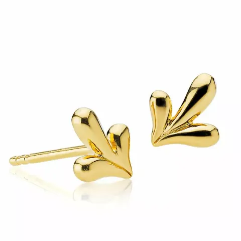 Izabel Camille Embrace Blatt Ohrringe in vergoldetem Sterlingsilber