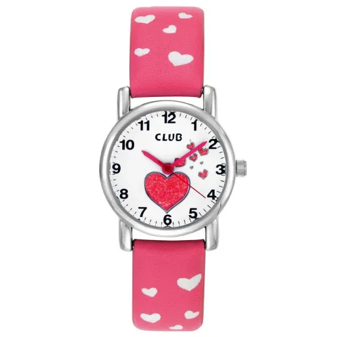 pink Club time Kinderuhr 