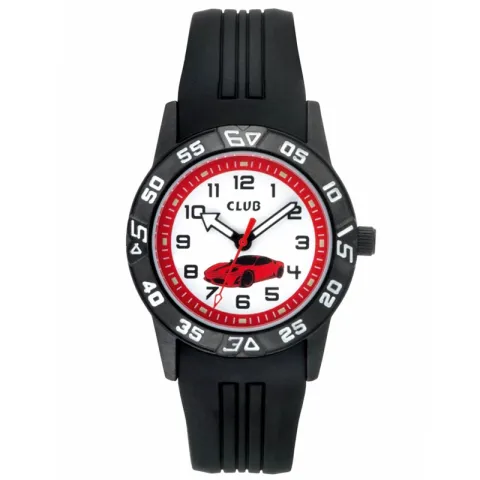 schwarz Club time Kinderuhr