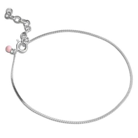 Enamel Naomi Armband in Silber pink Emaille