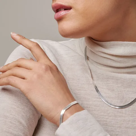 Enamel Carla Armband in Silber