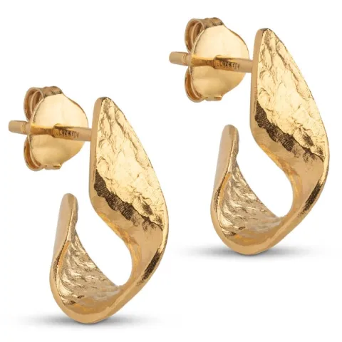 Enamel Daia Ohrringe in vergoldetem Sterlingsilber