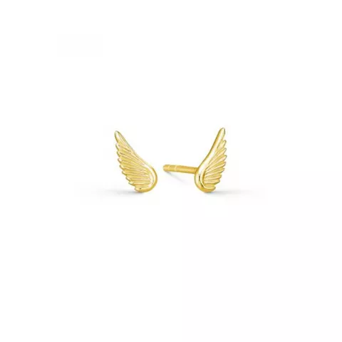 ID Fine Flügel Ohrringe in vergoldetem Sterlingsilber