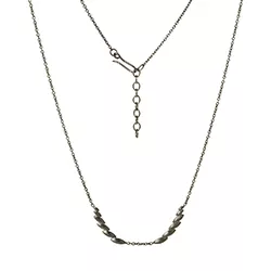 Kivilai Halskette in rutheniumbeschichtetes Silber