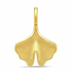 Julie Sandlau Ginkgo Blatt Anhänger in vergoldetem Sterlingsilber