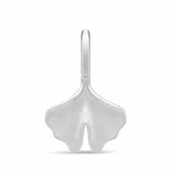 matter Julie Sandlau Ginkgo Blatt Anhänger in Satinrhodiniertes Sterlingsilber