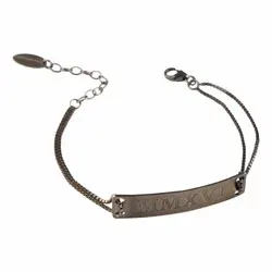 RebekkaRebekka Ally bracelet Armband in schwarzes rhodiniertes Silber