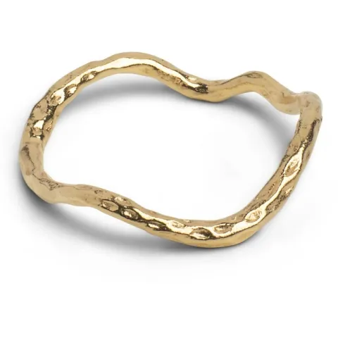 Enamel Sway Sway Ring in vergoldetem Sterlingsilber