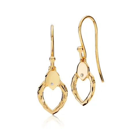Izabel Camille x Cecilie Schmeichel Ohrringe in vergoldetem Sterlingsilber