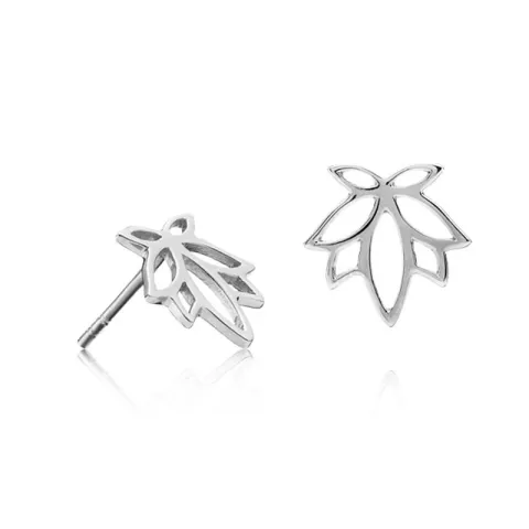 Izabel Camille x Mie Moltke Lotus Ohrringe in Silber