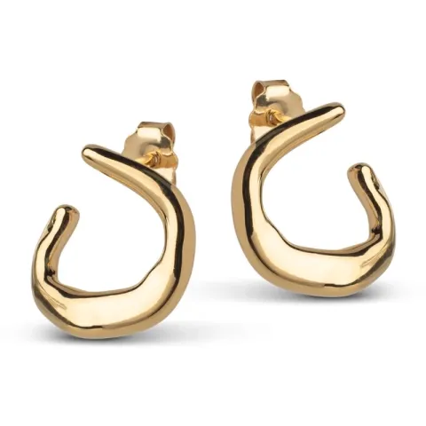 Enamel Inga Ohrringe in vergoldetem Sterlingsilber