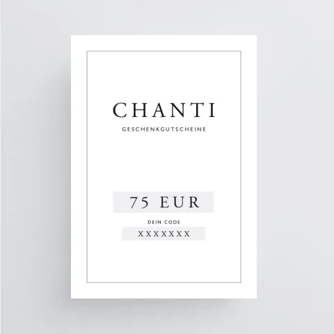 Geschenkgutschein für CHANTI.DE