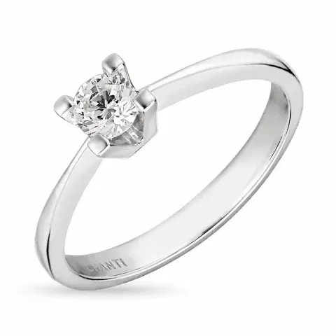 Kollektionsmuster Zirkon Ring aus Silber