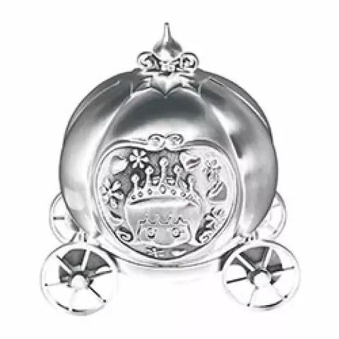 Taufgeschenk: billig kürbiskarosse spardose in verchromt 