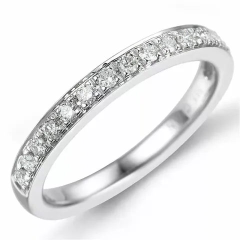 Kollektionsmuster Diamantring in 14 Karat Weißgold 0,26 ct