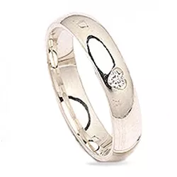 Kollektionsmuster Diamant Ring aus Silber