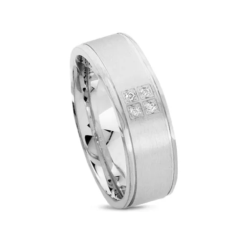 Kollektionsmuster Zirkon Ring aus Silber