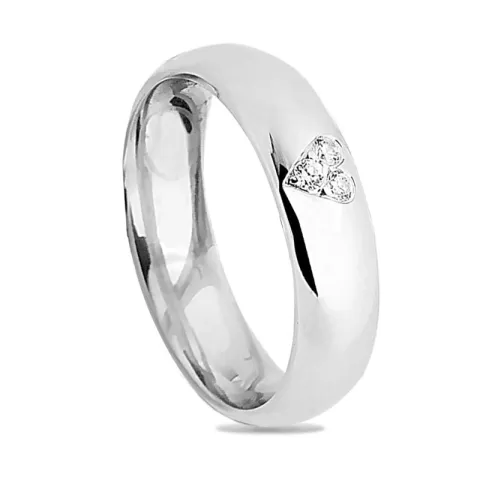 Kollektionsmuster Zirkon Ring aus Silber