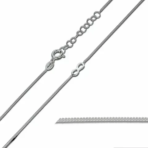 Kollektionsmuster infinity Halskette mit Anhänger aus Silber