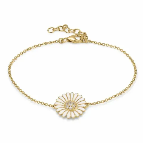 Kollektionsmuster Marguerite Zirkon Armband aus vergoldetem Sterlingsilber - Matilda