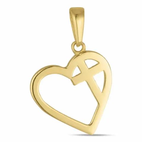 Kollektionsmuster Kreuz Anhänger aus 8 Karat Gold