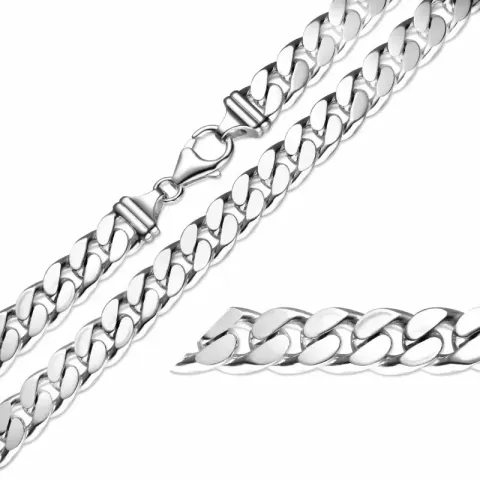 Kollektionsmuster BNH Panzerarmband aus Silber 23 cm x 9,0 mm