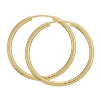Kollektionsmuster BNH Kreolenohrringe in 14 Karat Gold