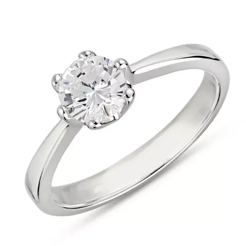 Kollektionsmuster Zirkon Ring aus Silber