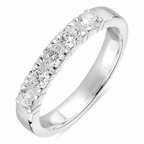 Kollektionsmuster Zirkon Ring aus Silber