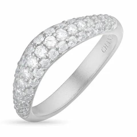 Kollektionsmuster Zirkon Ring aus Silber