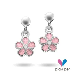 Pia und Per Blume Ringlehre in Silber