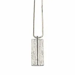 RebekkaRebekka Olivia necklace Halskette mit Anhänger in Silber weißem Zirkon