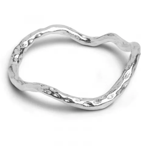 Enamel Sway Ring in Silber