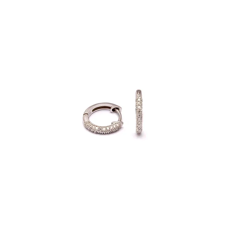 12 mm Kreole in Silber