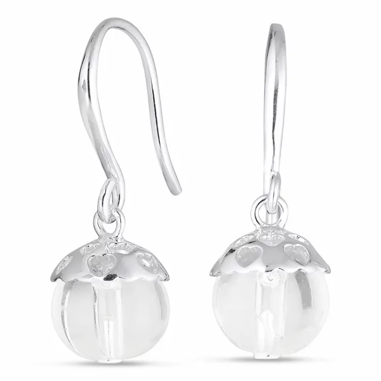 Quarz Ohrringe in Silber